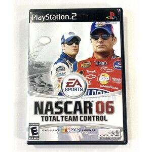 NASCAR 06: Total Team Control Sony PlayStation 2 2006 Complete w/ Manual Tested